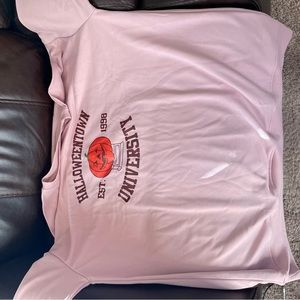 Long sleeve pink top